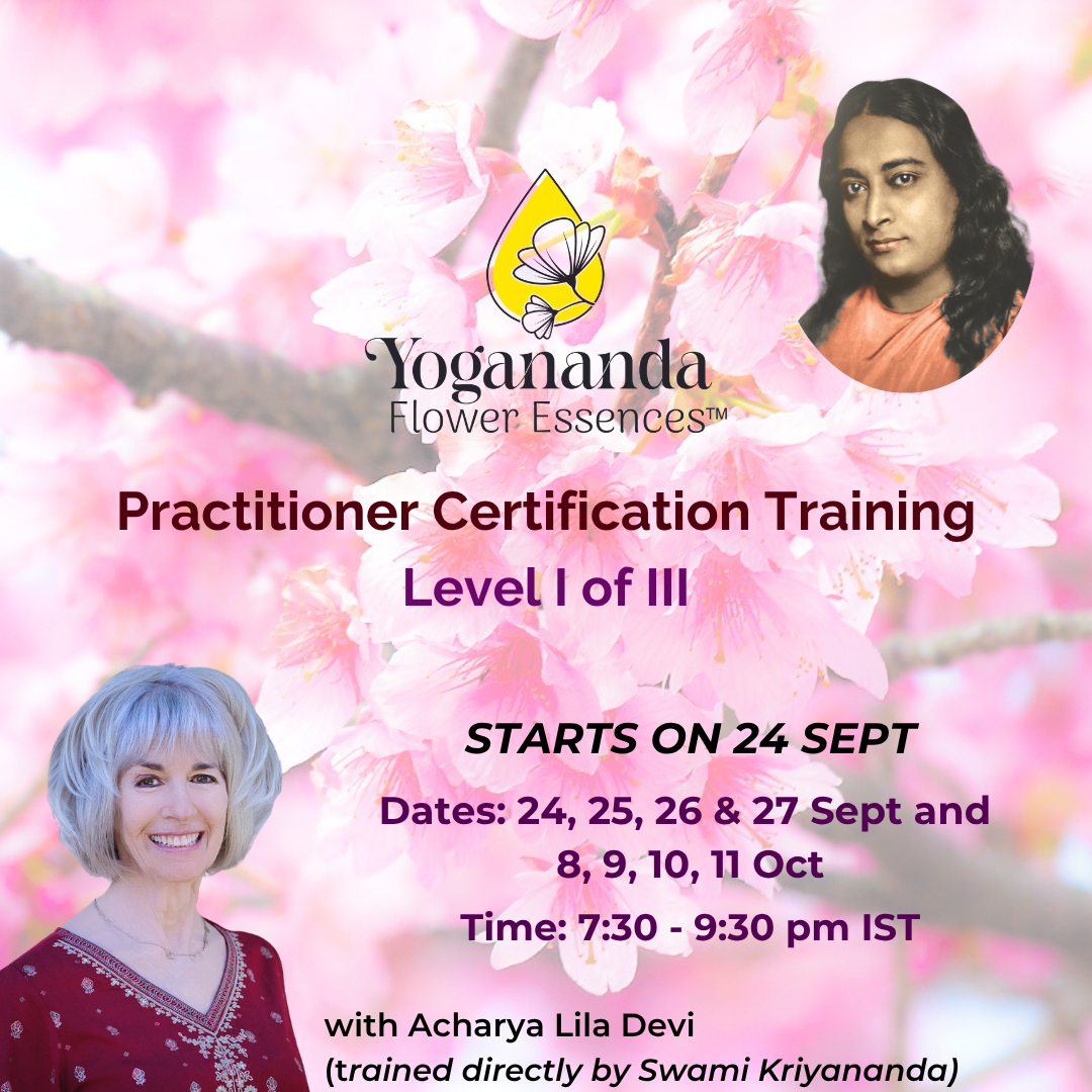 Yogananda Flower Essences Practitioner Certification Training - Level I of III